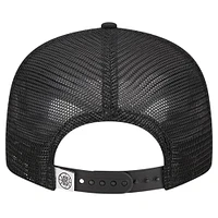Men's New Era Black LA Clippers 9FIFTY Snapback Trucker Hat