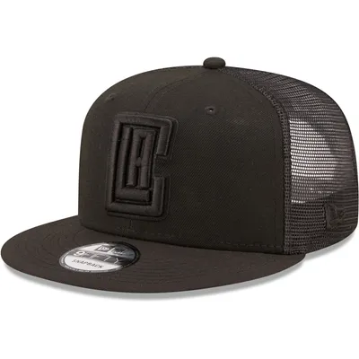 LA Clippers New Era Classic 9FIFTY Trucker Snapback Hat - Black