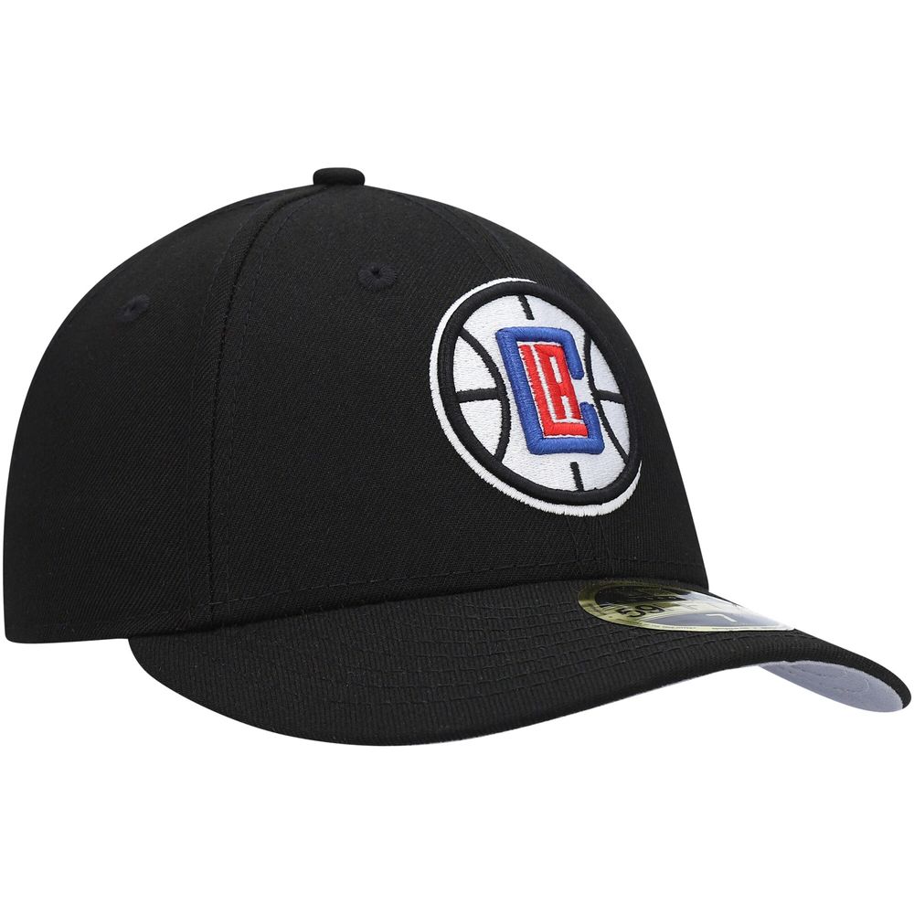 Men's New Era Black LA Clippers Team Low Profile 59FIFTY Fitted Hat