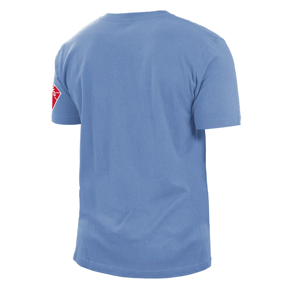 T-shirt en jersey brossé pour homme LA Clippers 2021/22 City Edition bleu New Era