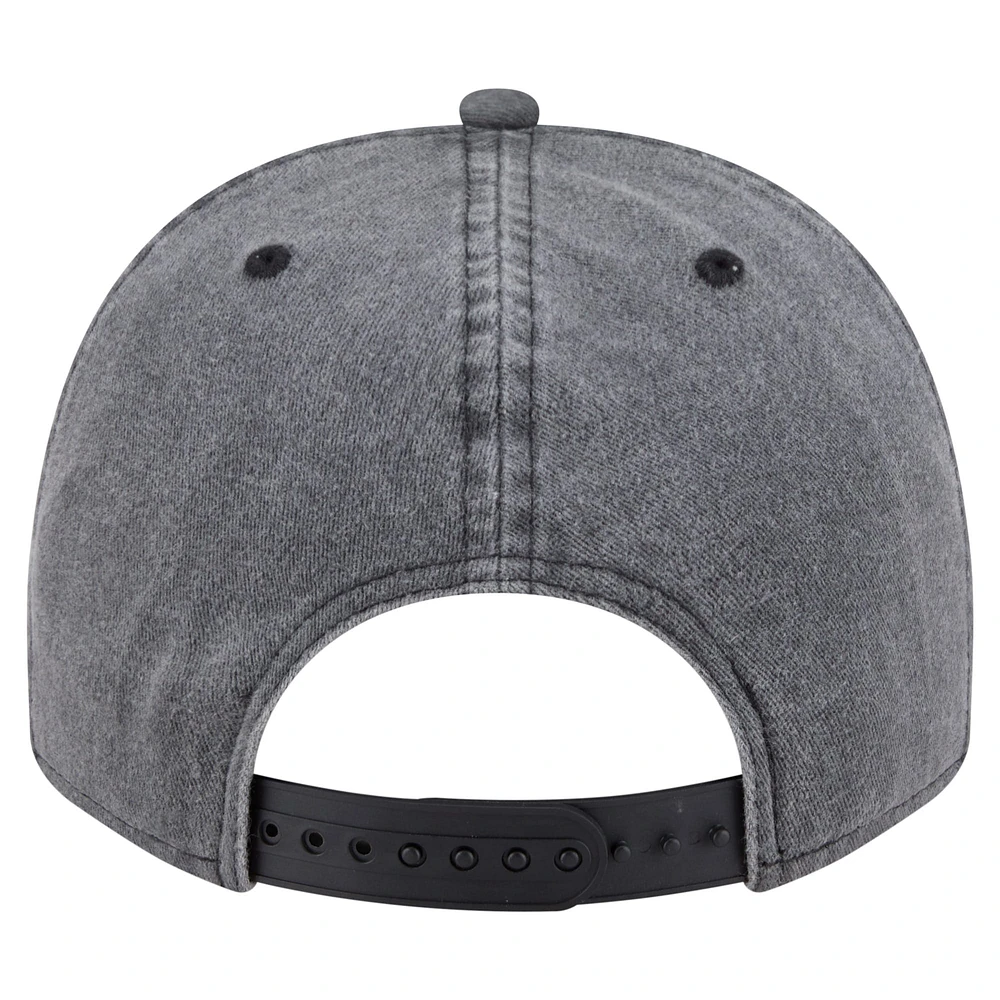 Casquette snapback pré-courbée 9FIFTY des LA Clippers de New Era pour homme, couleur anthracite