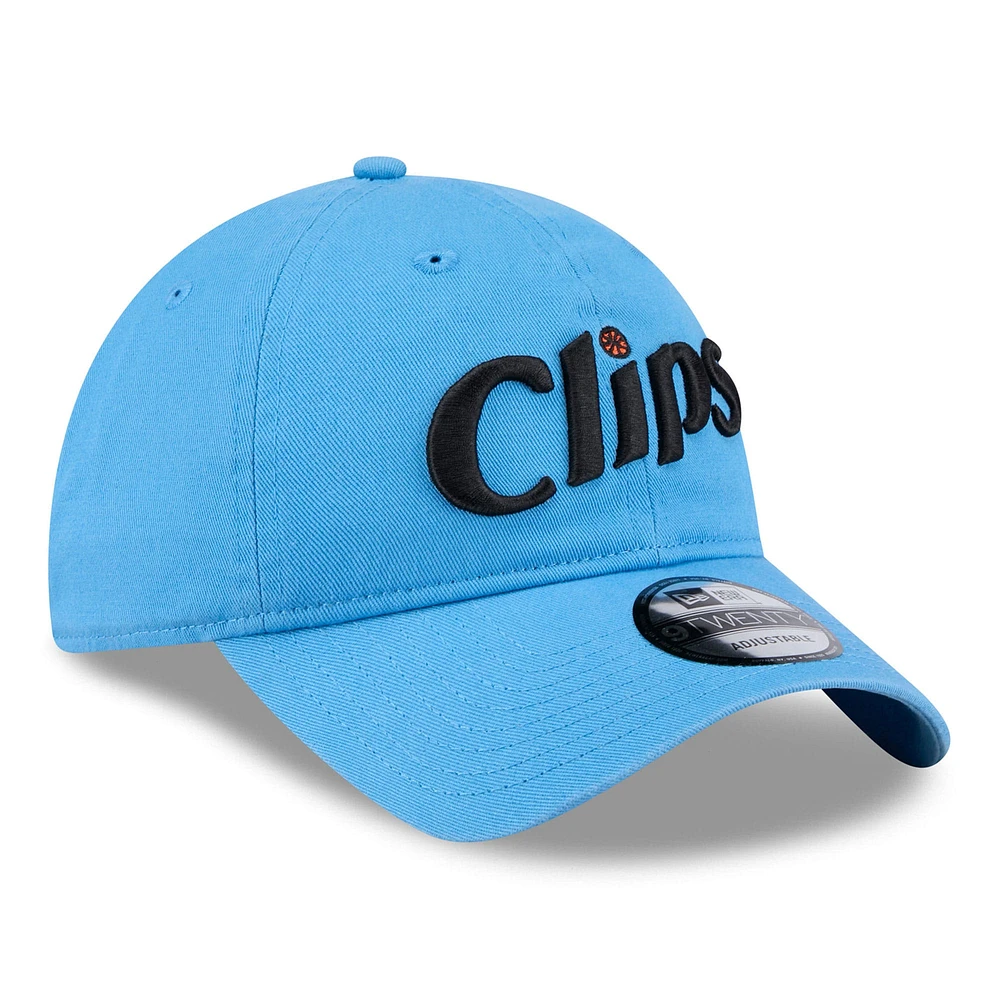 Men's New Era  Light Blue LA Clippers 2024/25 City Edition 9TWENTY Adjustable Hat