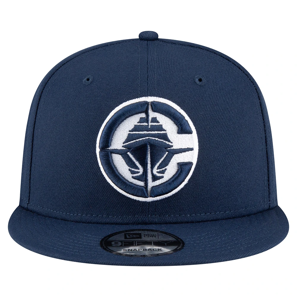 Men's New Era Navy LA Clippers 9FIFTY Snapback Hat
