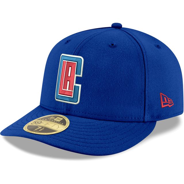 New Era Royal LA Clippers pour homme à profil bas 59FIFTY - Casquette ajustée