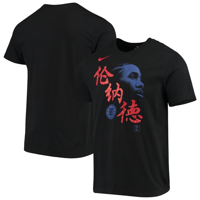 T-shirt de joueur du Nouvel An chinois Kawhi Leonard LA Clippers Nike noir pour homme