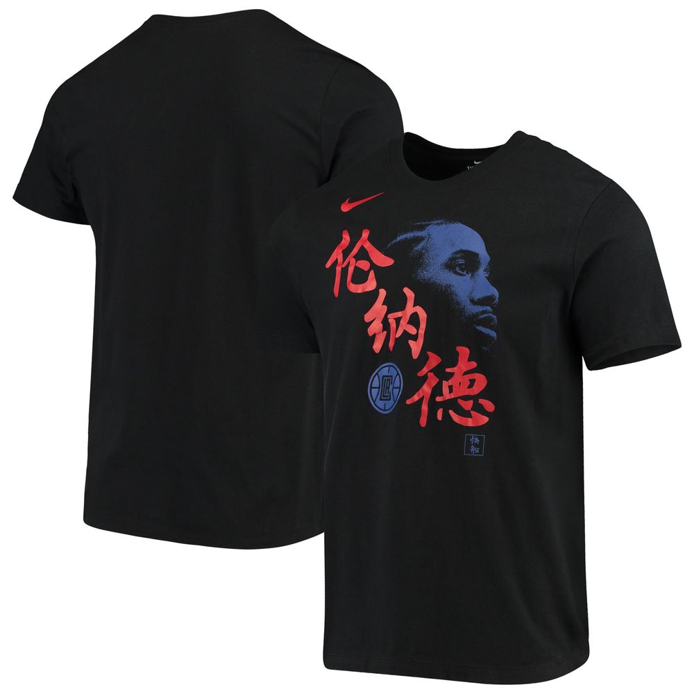 Men's Nike Kawhi Leonard Black LA Clippers Chinese New Year Player T-Shirt