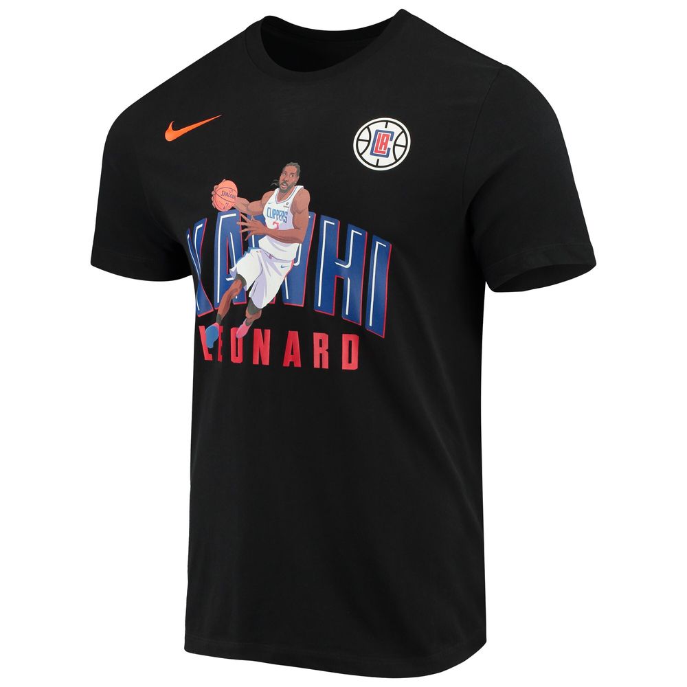 Men's Nike Kawhi Leonard Black LA Clippers Hero Performance T-Shirt