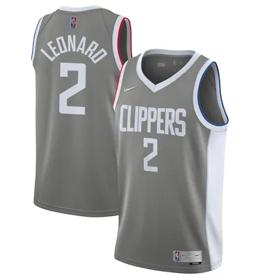 LA Clippers Nike Name & Number T-Shirt - Kawhi Leonard - Mens