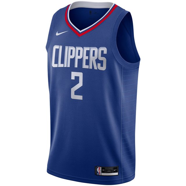 Swingman Nike Kawhi Leonard Royal LA Clippers 2020/21 pour homme - Maillot Icon Edition