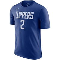 Men's Nike Kawhi Leonard Royal LA Clippers Name & Number T-Shirt