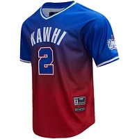 Men's Post Kawhi Leonard Royal/Red LA Clippers Ombre Name & Number T-Shirt