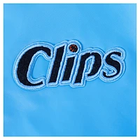 Men's Pro Standard Blue LA Clippers 2024/25 City Edition Chenille Satin Full-Snap Jacket