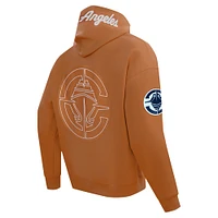 Men's Pro Standard Brown LA Clippers Paint the City Pullover Hoodie