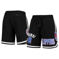 Men's Pro Standard Kawhi Leonard Black LA Clippers Player Shorts