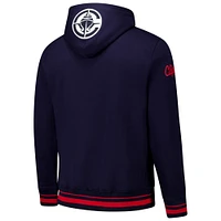 Men's Pro Standard Navy LA Clippers Area Code Pullover Hoodie