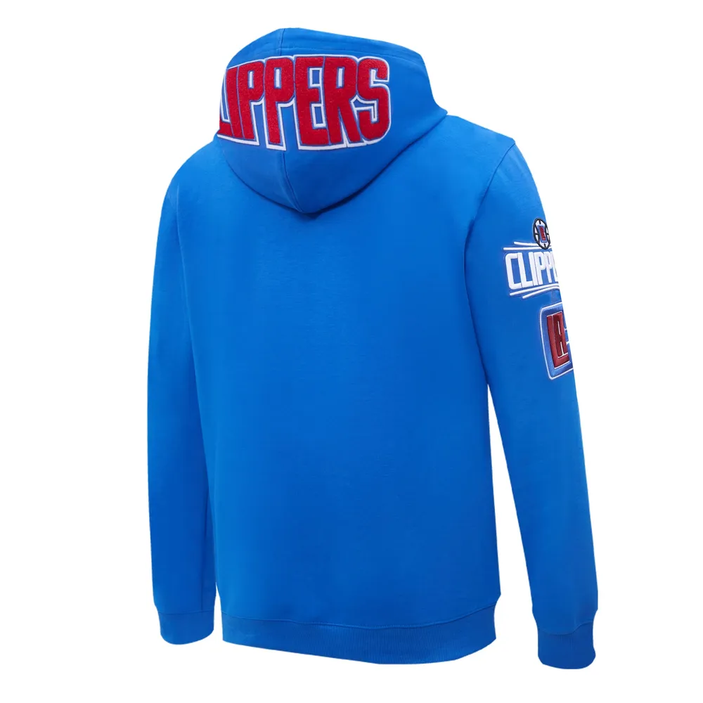 Sweat à capuche Pro Standard Royal LA Clippers en chenille pour homme