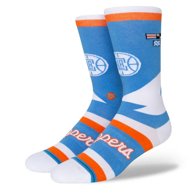 Stance Curren Striped Red, Orange & Blue Crew Socks