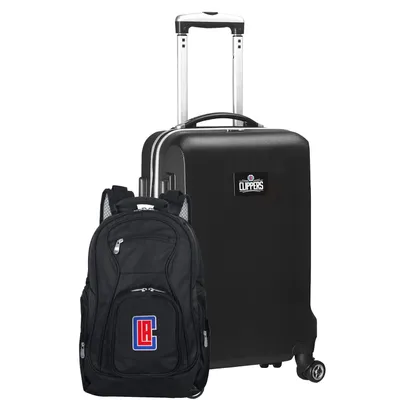 LA Clippers MOJO Deluxe 2-Piece Backpack and Carry-On Set