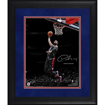 Lids Paul George LA Clippers Fanatics Authentic Framed 15 x 17