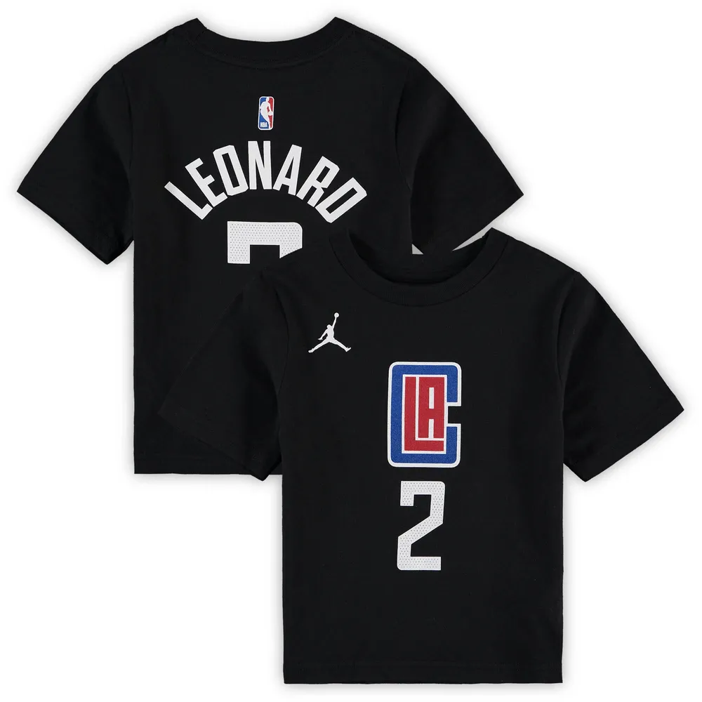 Lids Kawhi Leonard LA Clippers Jordan Brand Preschool Statement Edition  Name & Number T-Shirt - Black