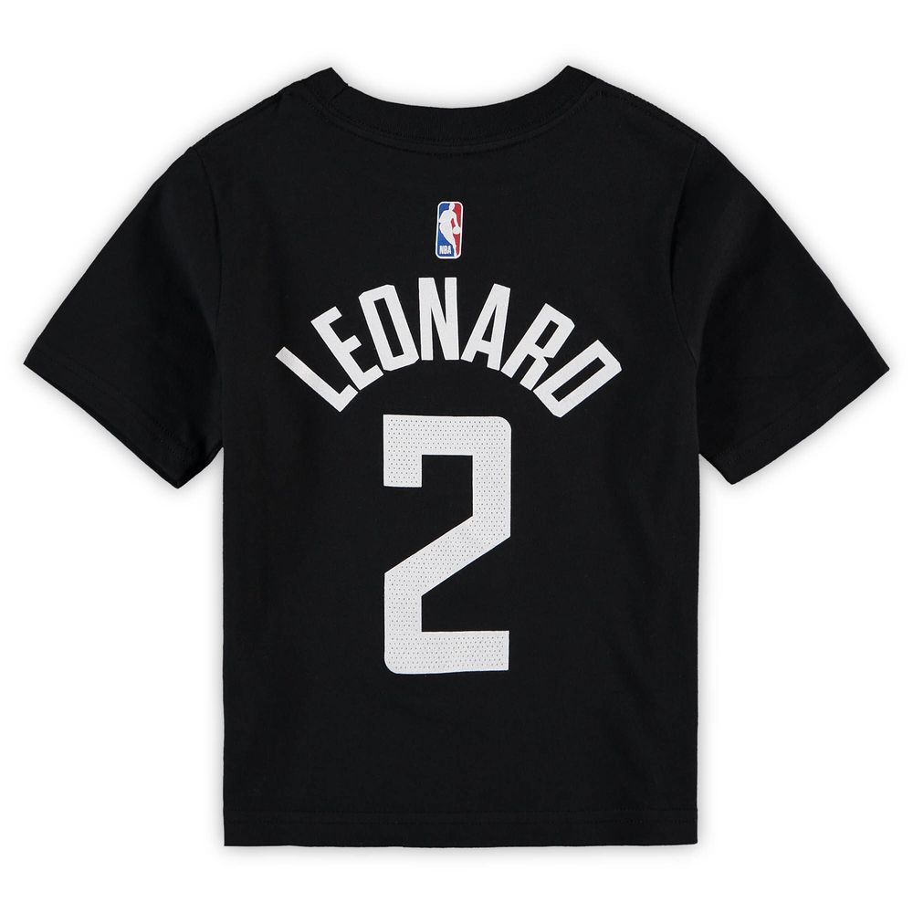 Kawhi Leonard LA Clippers Fanatics Number 2 Black T-Shirt Size Large