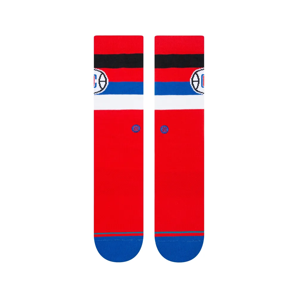 Stance LA Clippers Stripe Crew Socks