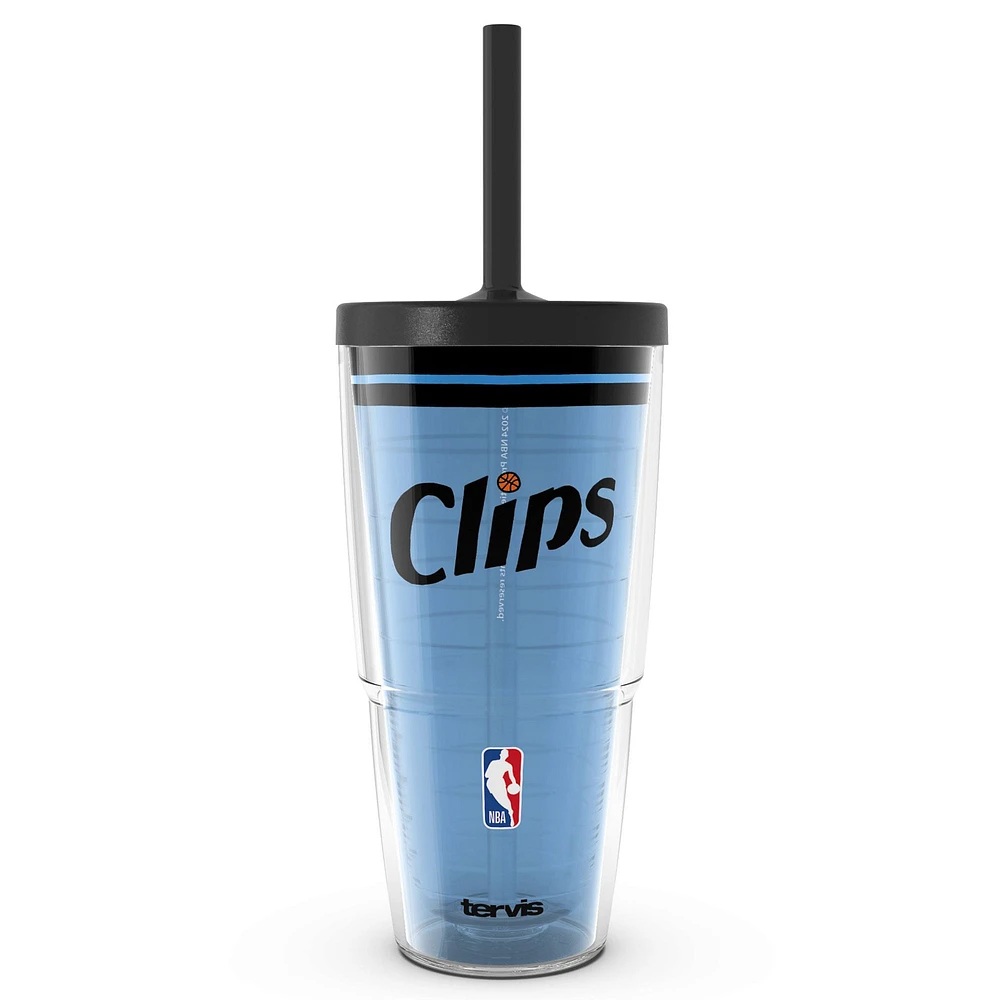 Gobelet classique Tervis LA Clippers 2024/25 City Edition 24 oz avec paille