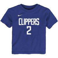 Toddler Nike Kawhi Leonard Blue LA Clippers Logo Name & Number T-Shirt