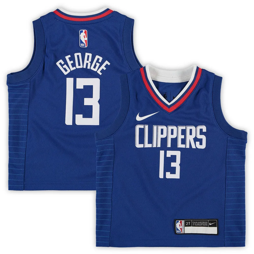 Lids Paul George LA Clippers Nike Toddler 2020/21 Replica Jersey - Icon  Edition Royal