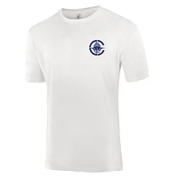 Unisex FISLL  White LA Clippers Burst Logo T-Shirt