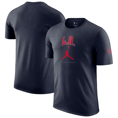 Unisex Jordan Brand Navy LA Clippers Essential Cities T-Shirt