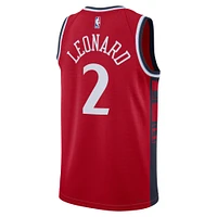 Unisex Jordan Brand Kawhi Leonard Red LA Clippers 2024/25 Swingman Jersey - Statement Edition