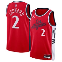 Unisex Jordan Brand Kawhi Leonard Red LA Clippers 2024/25 Swingman Jersey - Statement Edition