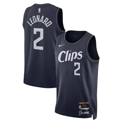 Maillot Nike Kawhi Leonard Navy LA Clippers Swingman 2023/24 - City Edition