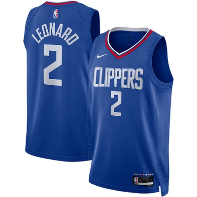 Unisex Nike Kawhi Leonard Royal LA Clippers Swingman Player Jersey - Icon Edition