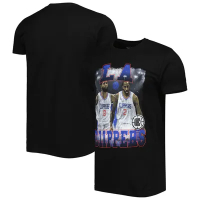 Kawhi Leonard & Paul George LA Clippers Stadium Essentials Unisex Player Duo T-Shirt - Black
