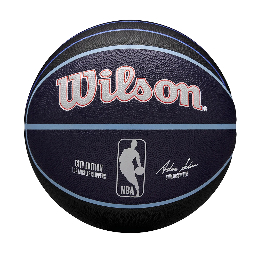 Ballon de basket-ball de collection Wilson LA Clippers 2023/24 City Edition