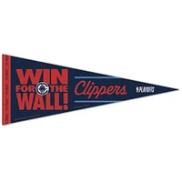 WinCraft LA Clippers 2025 NBA Playoffs 12'' x 30'' Fanion Premium
