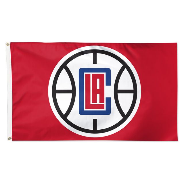 WinCraft LA Clippers 3' x 5' Logo principal simple face - Drapeau