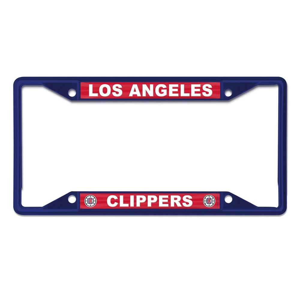 Cadre de plaque d'immatriculation couleur chrome WinCraft LA Clippers