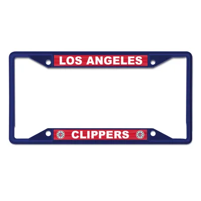 LA Clippers WinCraft Chrome Color License Plate Frame