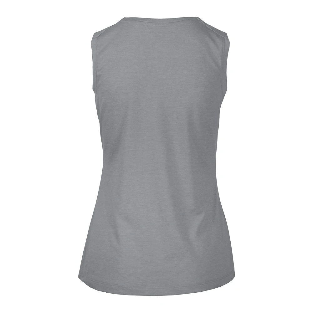 Women's Levelwear  Gray LA Clippers Mother's Day Macy Core Logo Tank Top