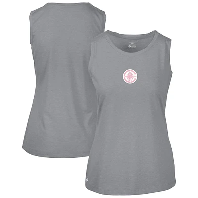 Women's Levelwear  Gray LA Clippers Mother's Day Macy Core Logo Tank Top