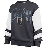 Sweat-shirt Nova Crew '47 gris pour femmes des LA Clippers 2023/24 City Edition