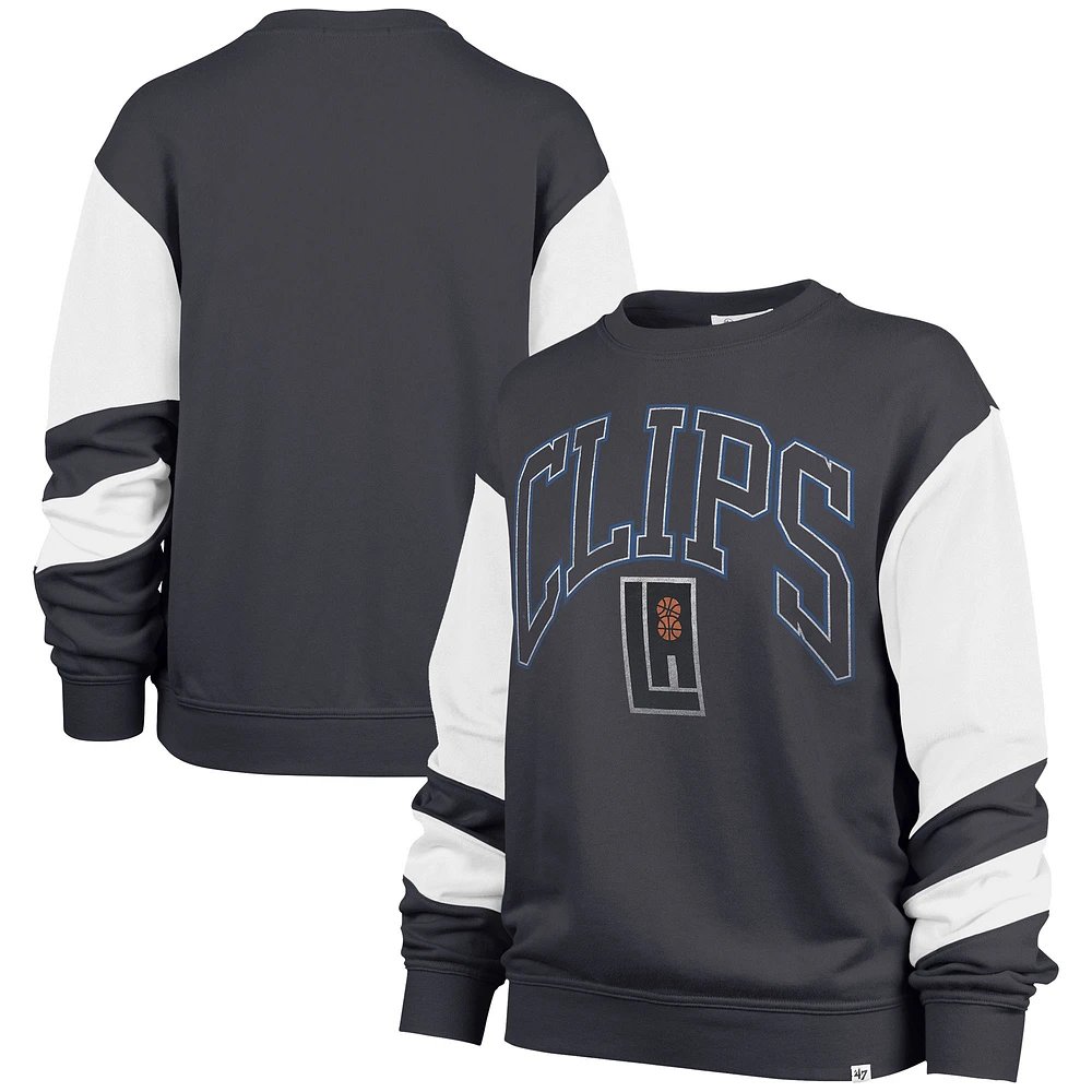 Sweat-shirt Nova Crew '47 gris pour femmes des LA Clippers 2023/24 City Edition