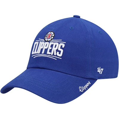 Women's '47 Royal LA Clippers Miata Clean Up Logo Adjustable Hat