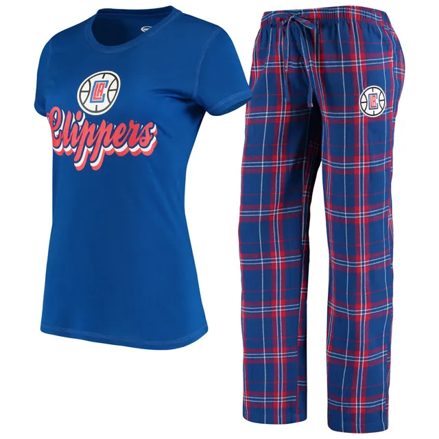 Buffalo Bills Concepts Sport Badge Top & Pants Sleep Set - Royal/Red