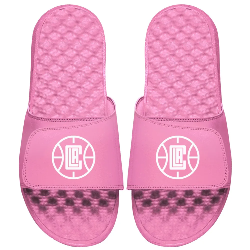LA Clippers ISlide Women's Primary Logo Slide Sandals - Pink