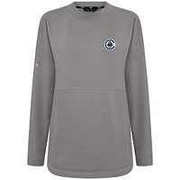 Women's Levelwear Gray LA Clippers Beaudry Pullover Sweatshirt