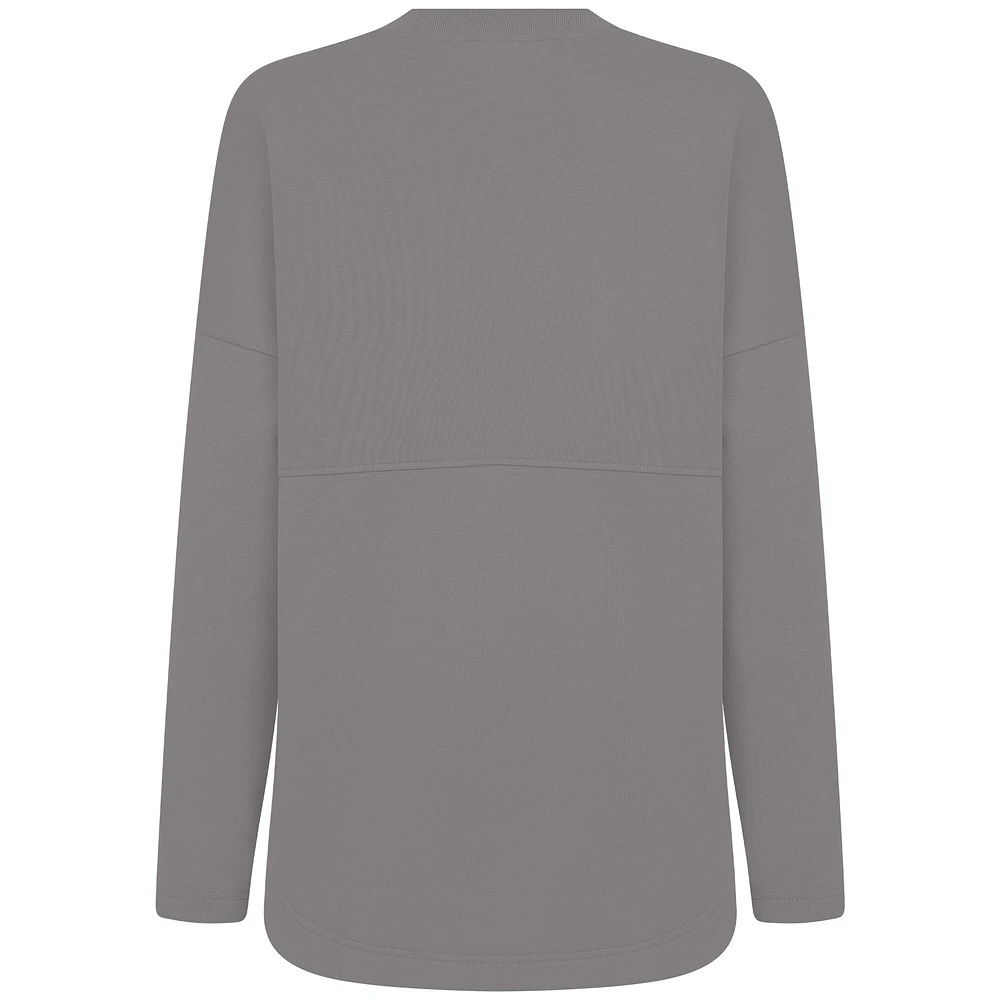 Women's Levelwear Gray LA Clippers Beaudry Pullover Sweatshirt